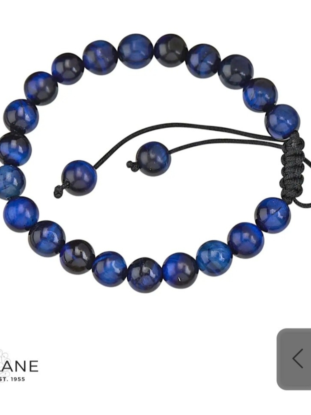 Park Lane Black Blue Tiger Eye Bracelet